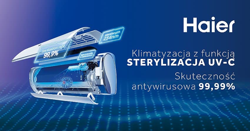 haier klimatyzacja UV-C